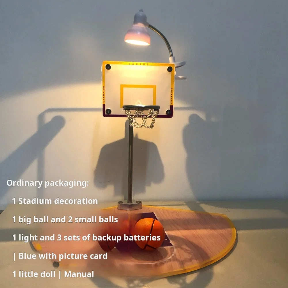 Mini Basketball Rack Nightlight Gift for Sports Enthusiasts