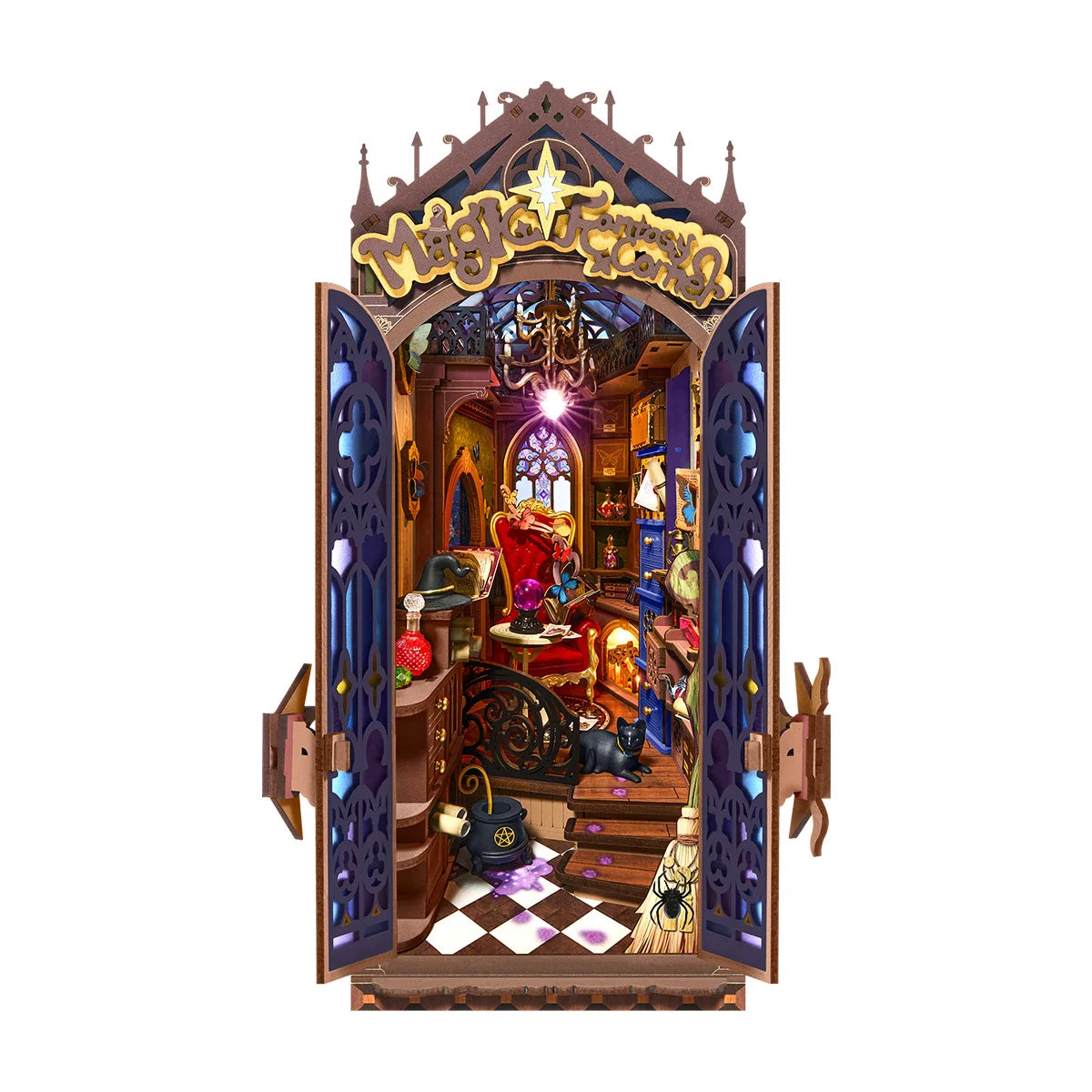 Rolife Magic Fantasy DIY Book Nook Kit for Enchanting Room Decor