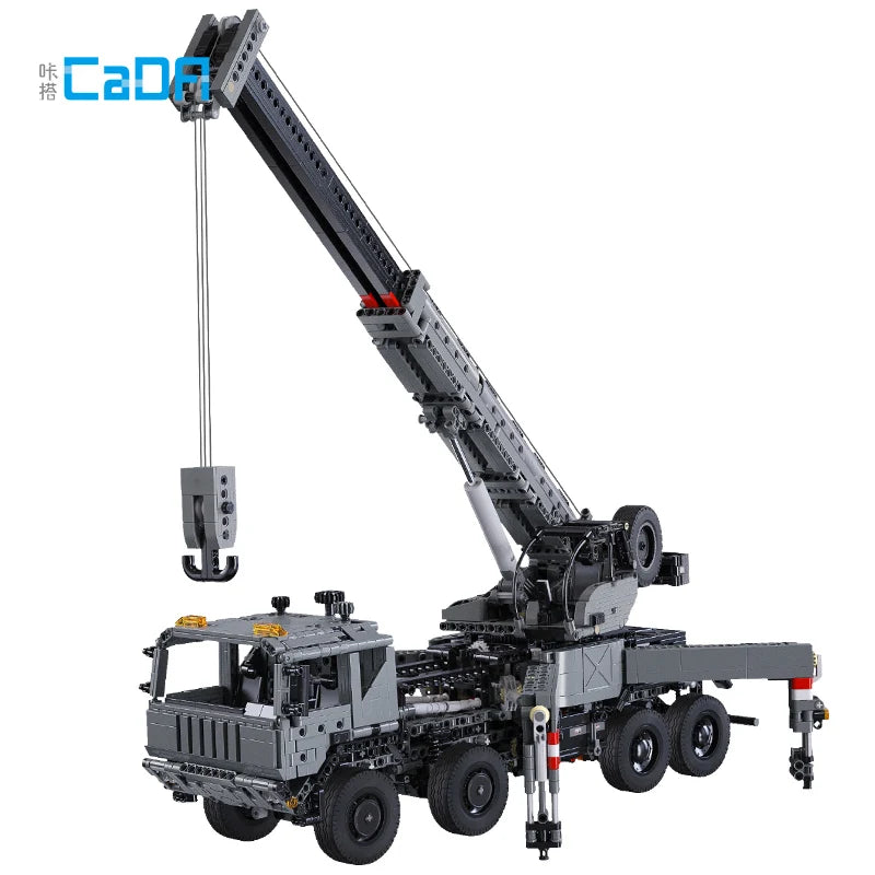 CaDA Remote Control Mobile Crane Building Blocks for Kids