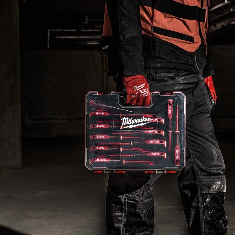 Milwaukee 12-Piece Insulated Screwdriver Set | Precision Maintenance Tool