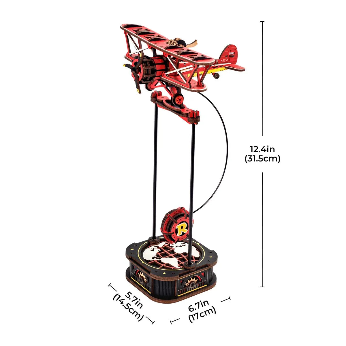 ROKR Gravity Swing 3D Wooden Puzzle Kit - Fun for Teens & Adults