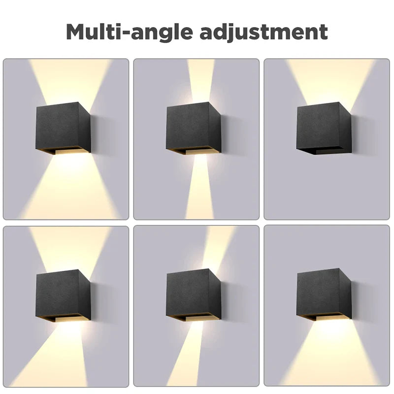 Stylish Waterproof LED Wall Light - Durable Outdoor Lamp