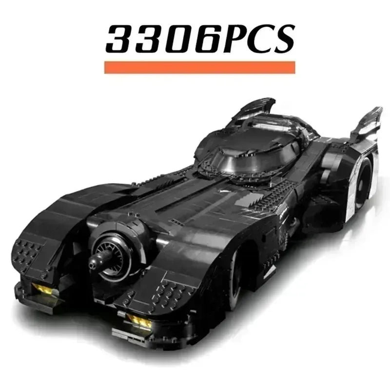 1989 Batmobile Building Blocks Set - Fun Model for Kids & Collectors