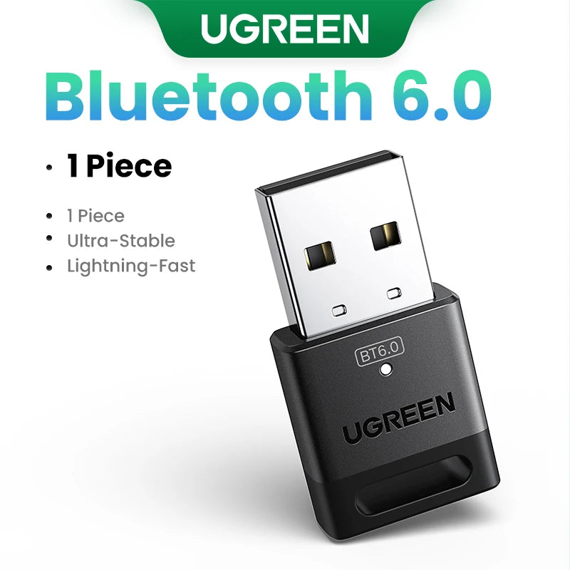 UGREEN Bluetooth 6.0 USB Adapter - Fast & Reliable Wireless Connection