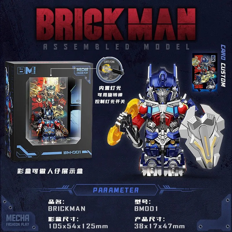 Creative Micro Building Block Set - Optimus Model Gift for All Ages