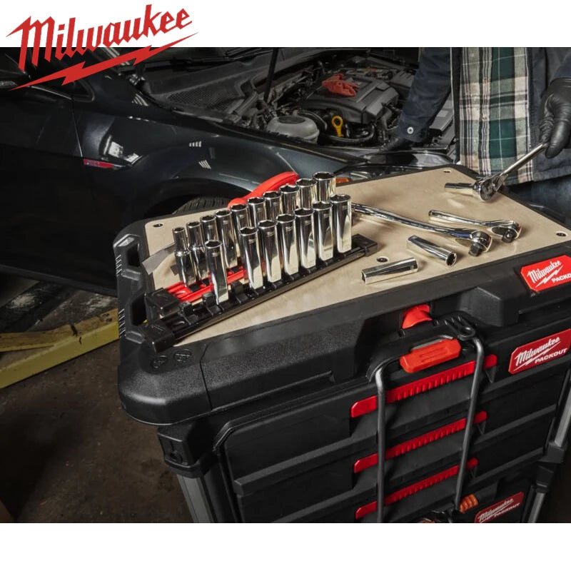 Milwaukee 10-Piece Metric Deep Socket Set for Automotive Repairs