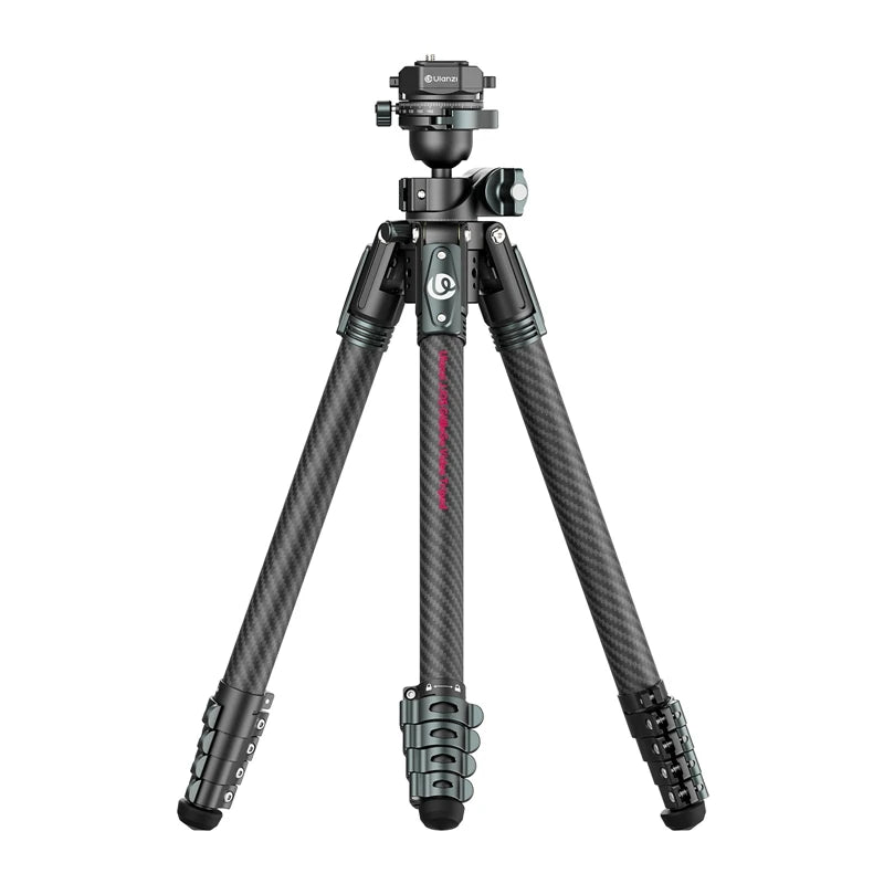 Ulanzi JJ05 GlideGo Travel Tripod - Carbon Fiber, Low-Angle Shots