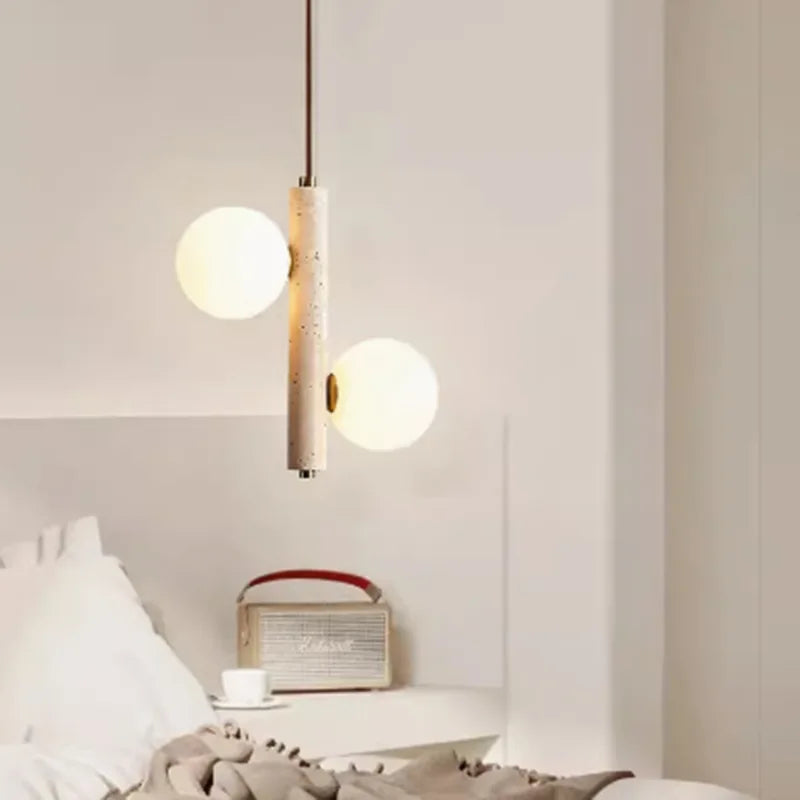 Elegant Frosted Glass Crystal Chandelier – Modern Pendant Light