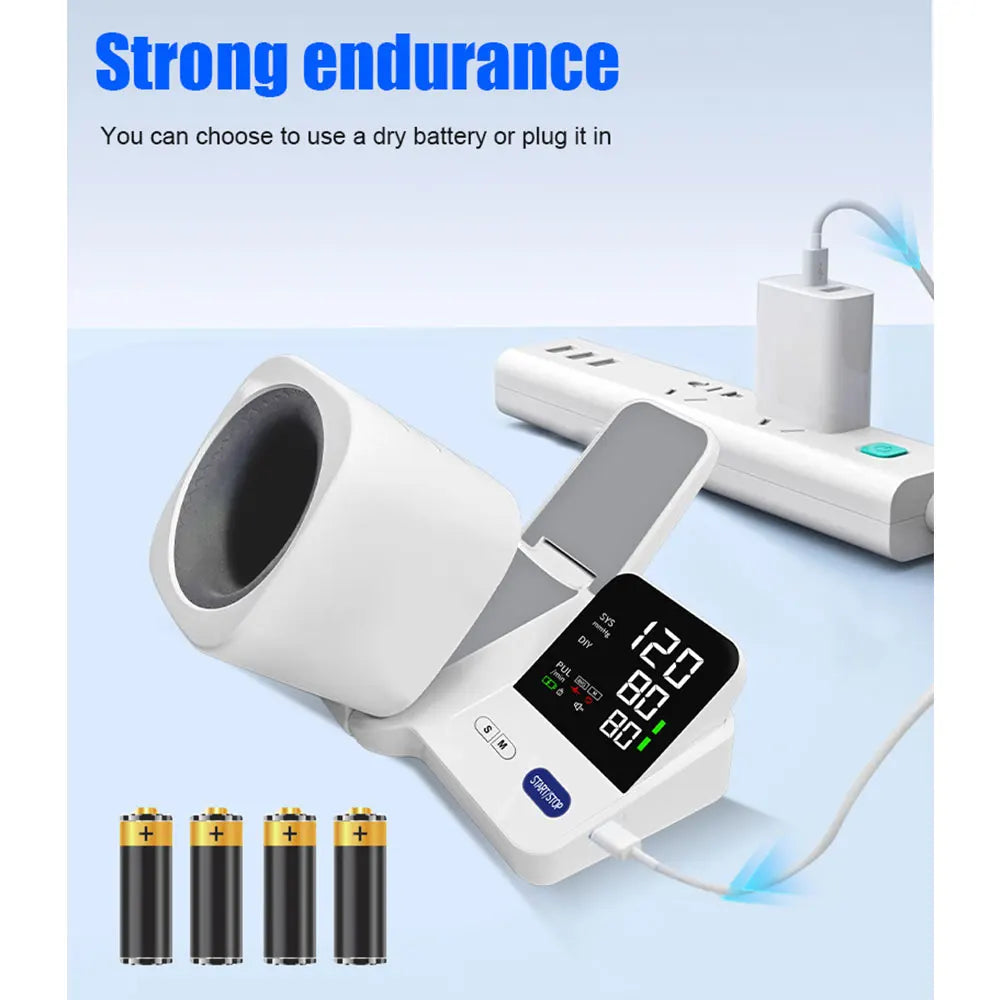 Digital Talking Blood Pressure Monitor with Voice & Adjustable Cuff