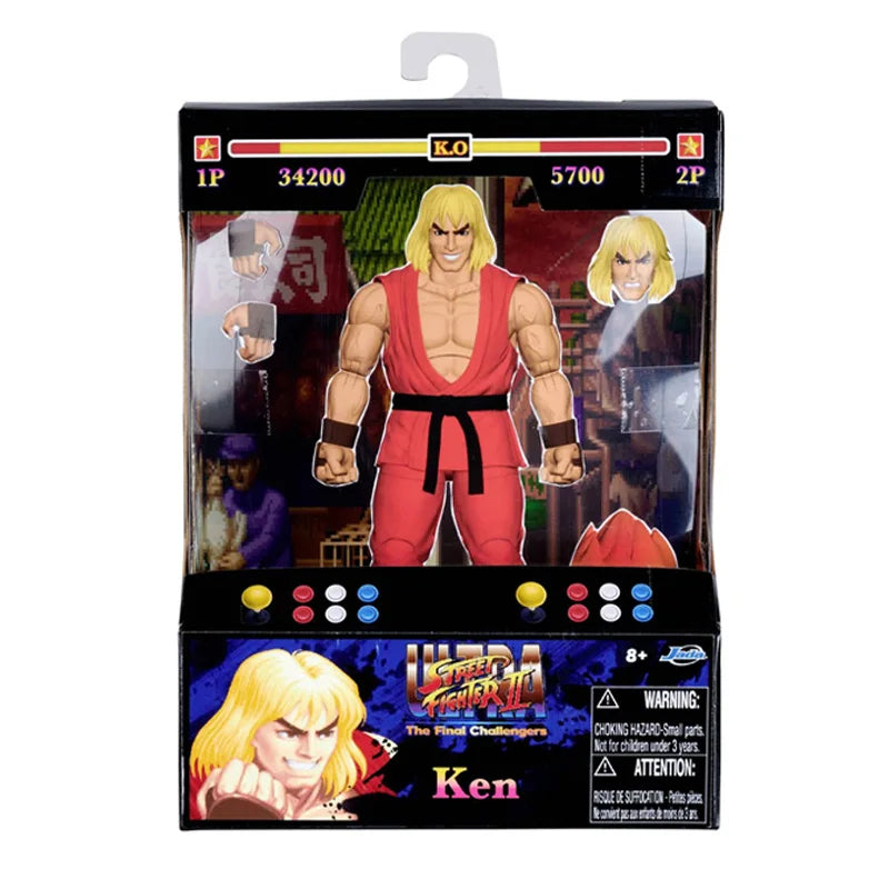 Street Fighter 6 Blanka, Sagat & Vega Action Figures - Collectible Set