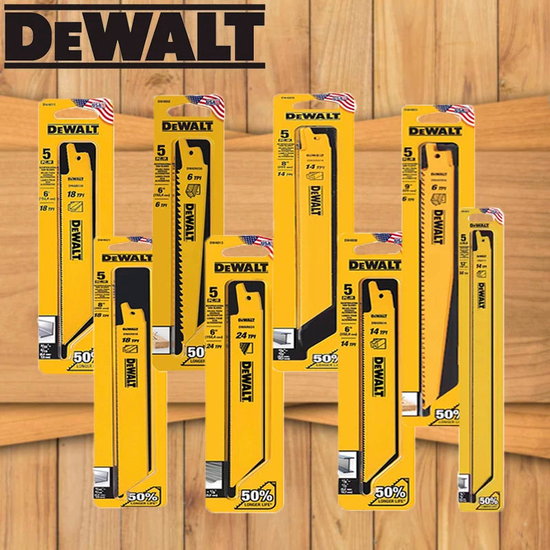 DEWALT Reciprocating Saw Blades - Durable & Versatile Cutting | 6-24 TPI