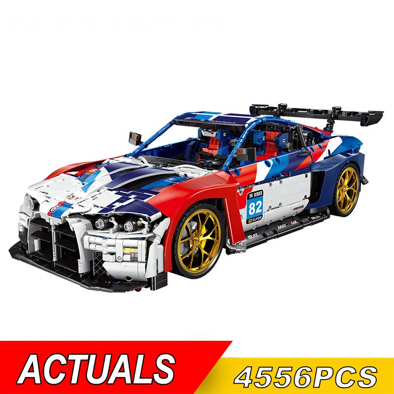 4556 Pieces M4 Racing Car Building Blocks - Ultimate Sports Vehicle Model