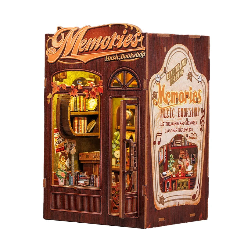 CUTEBEE DIY Miniature Wooden Dollhouse with Light - Perfect Gift