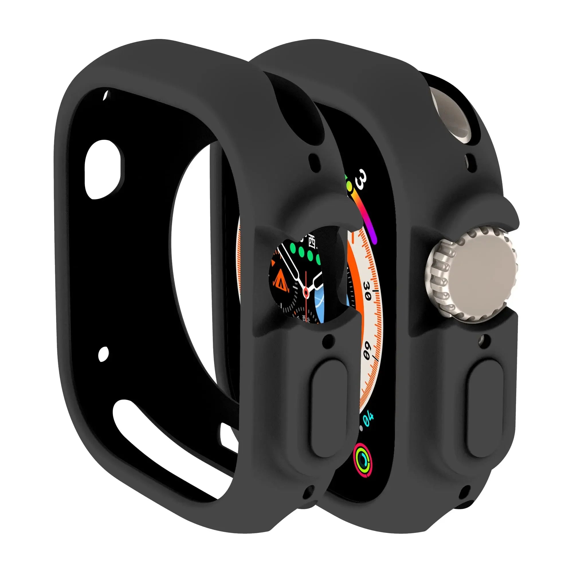 Shockproof Soft Silicone Cover for Apple Watch Ultra 49mm - TPU Bumper