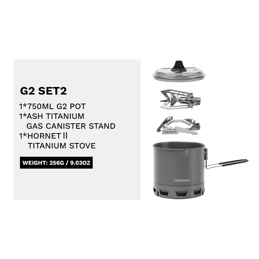Fire Maple Ultralight Camping Cooking System - Portable Gas Burner
