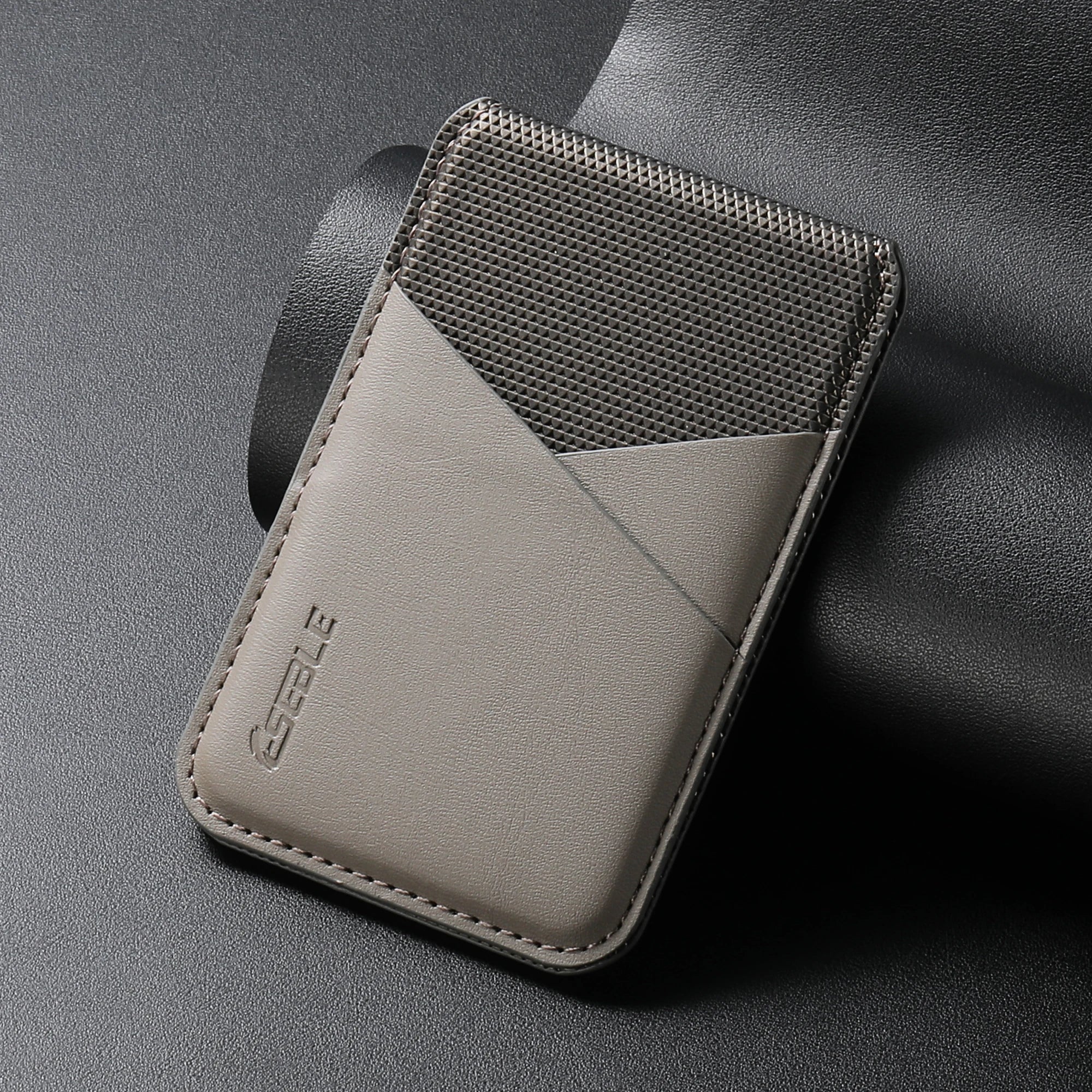 Elegant Leather Wallet MagSafe Card Holder for iPhone & Galaxy