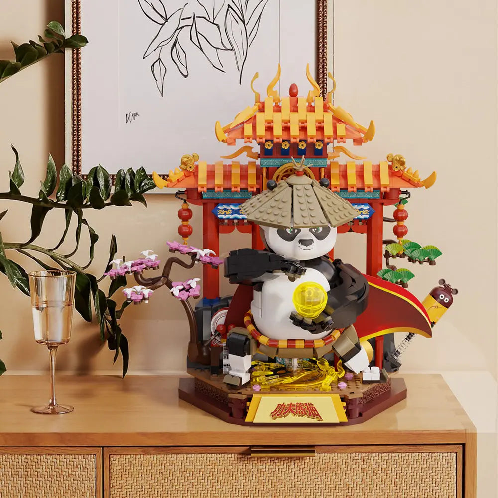Pantasy Kung Fu Panda Building Blocks - Fun Desktop Decoration