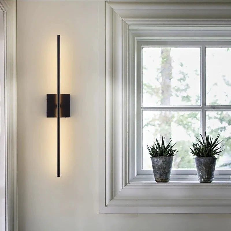 Modern Nordic Dimmable Wall Sconce with Remote Control - Battery Operated