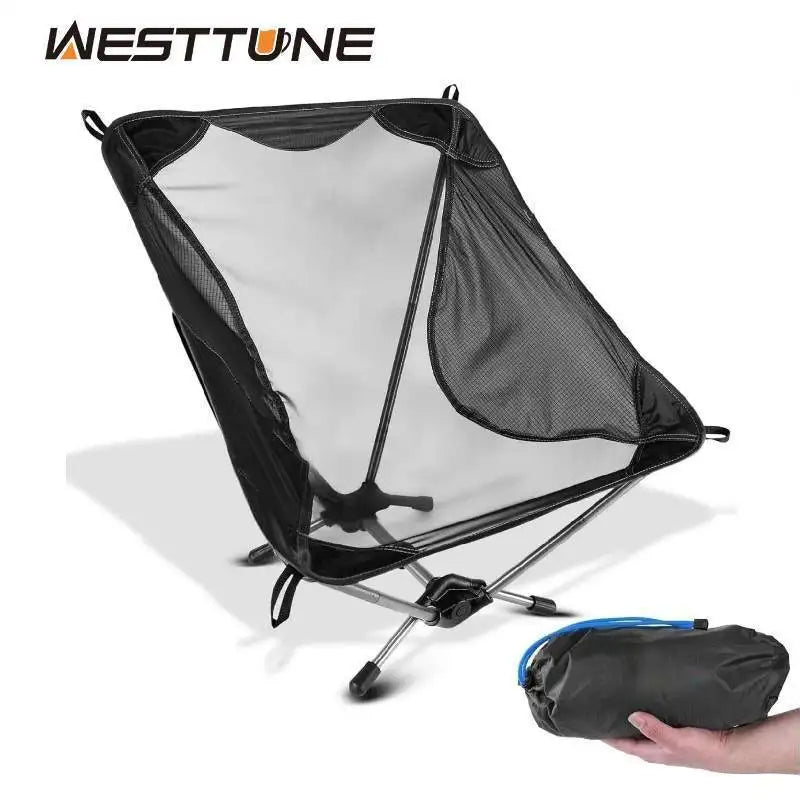 WESTTUNE Ultralight Camping Chair - Portable Aluminum Alloy Beach Chair