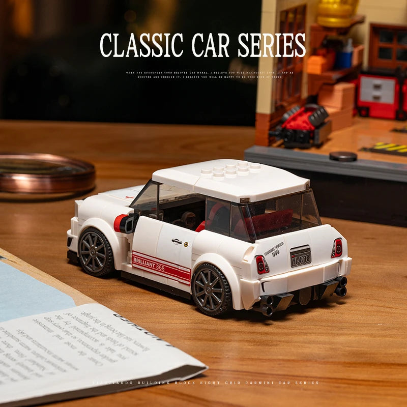 MENBIS Creative 325-Piece Classic Racing Car Building Set for Kids