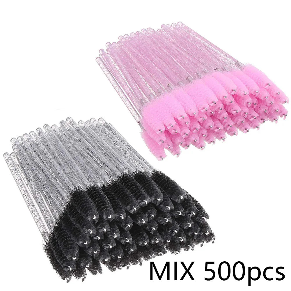 Disposable Eyelash Brush Applicators - Perfect for Extensions & Brows