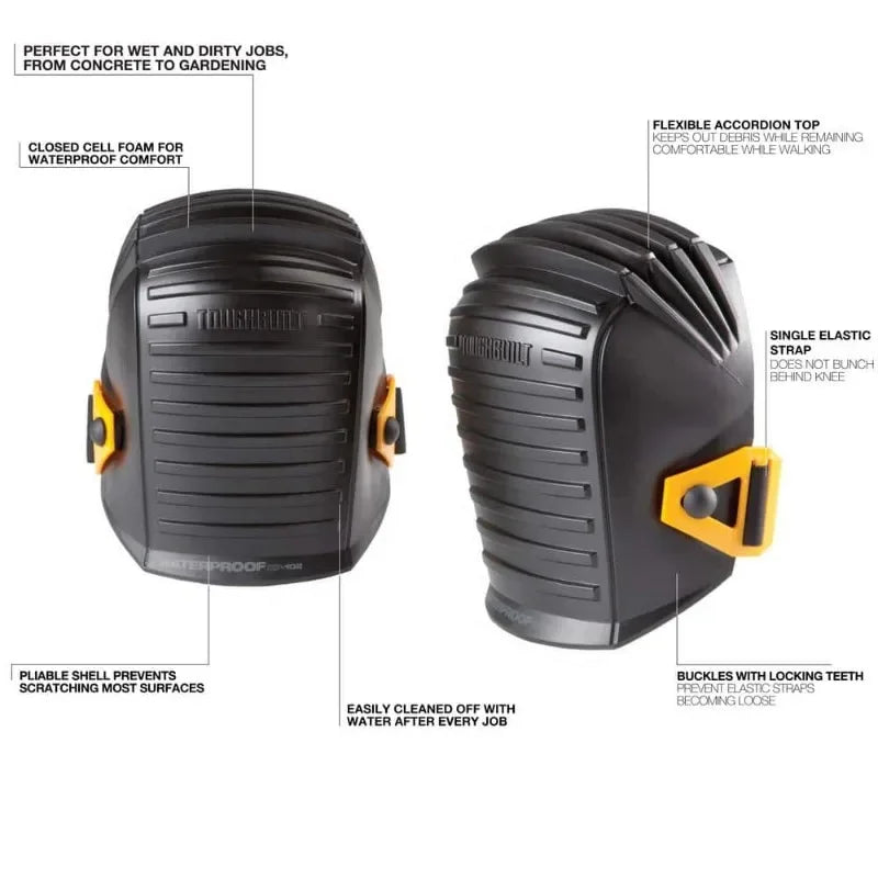 ToughBuilt Waterproof Knee Pads for Ultimate Comfort & Protection