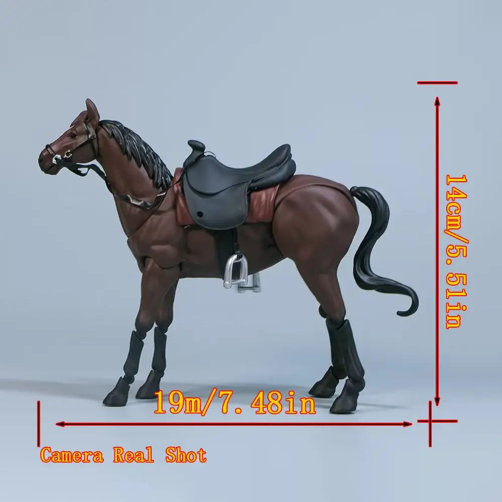 Movable Horse Figure 1/12 Scale - Ideal for Collectors & Kids