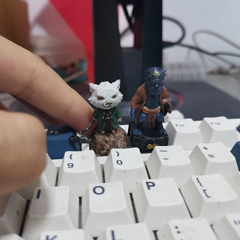 Black Myth Wukong Keycap - 3D Hand Drawn Desktop Ornament