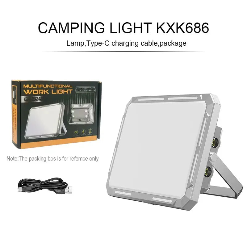 High-Power LED Camping Lantern | Rechargeable & Waterproof Light