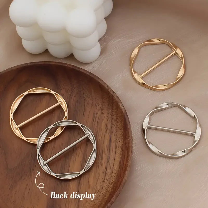 5pcs Multipurpose Belt Buckle Set - Slim Belt & Scarf Adjusters