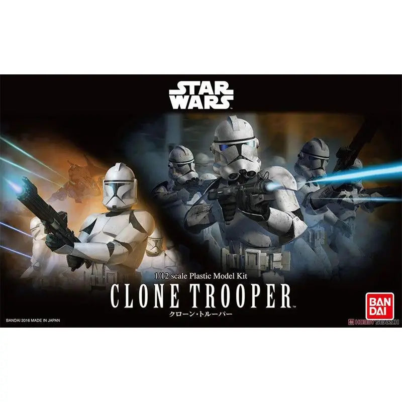 Bandai Star Wars Boba Fett & Clone Trooper Action Figures Model Kit