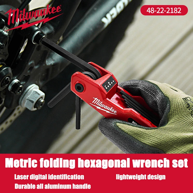 Milwaukee 8-Piece Metric Folding Hex Wrench Set - Versatile Tool