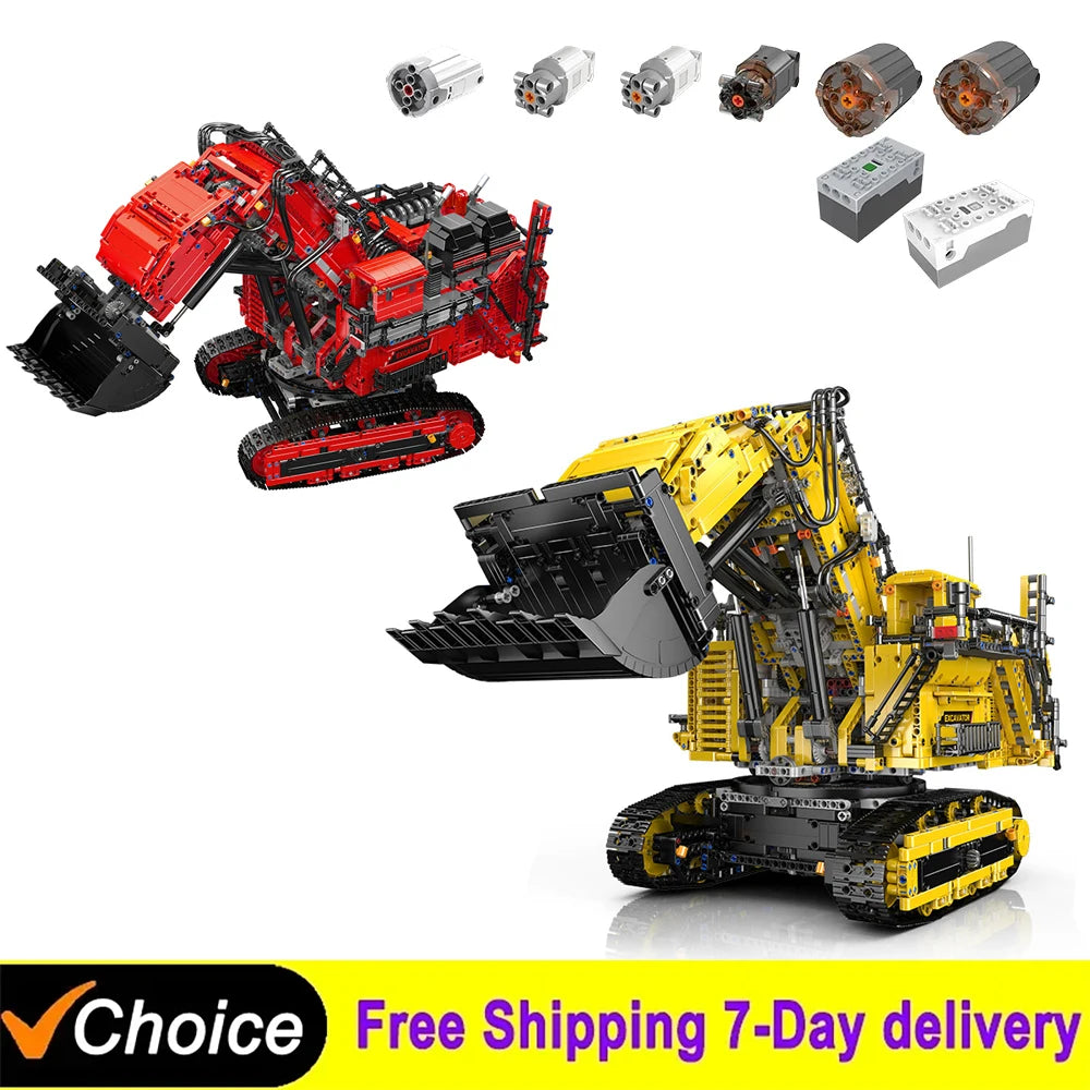 4767PCS Remote Control Excavator Building Block Set - Fun & Educational