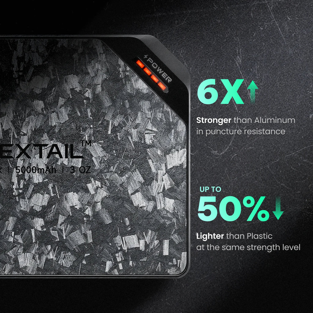 FLEXTAIL Zero Power Bank 5000mAh - Ultra-Slim, Fast Charging