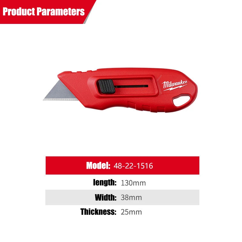 Milwaukee Compact Utility Knife - Versatile & Durable Cutting Tool
