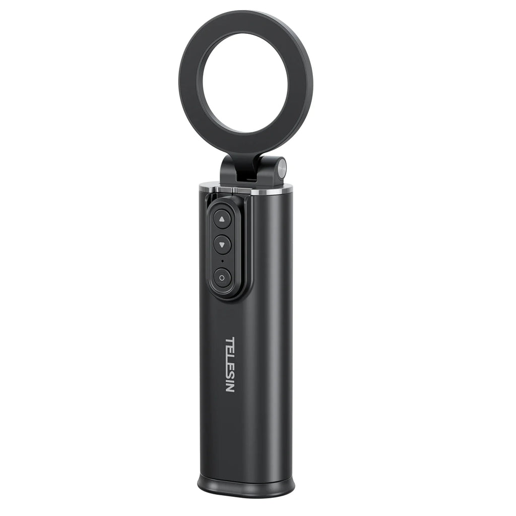 TELESIN 3-in-1 Selfie Stick with Remote - Magnetic & Clamp