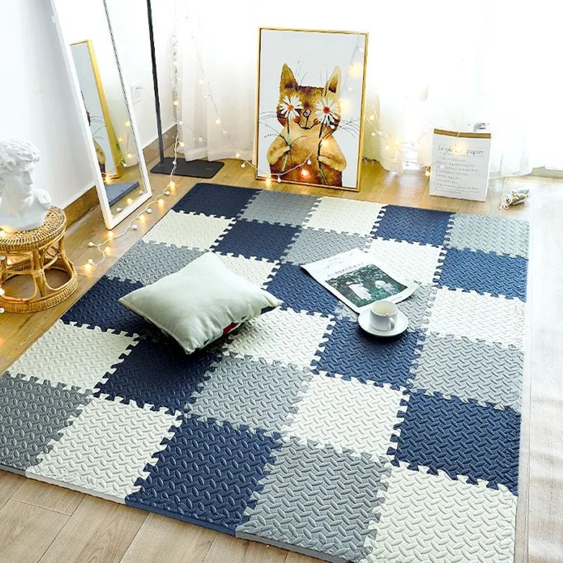 12PCS Interlocking Foam Baby Play Mat - Soft Puzzle Floor Tiles