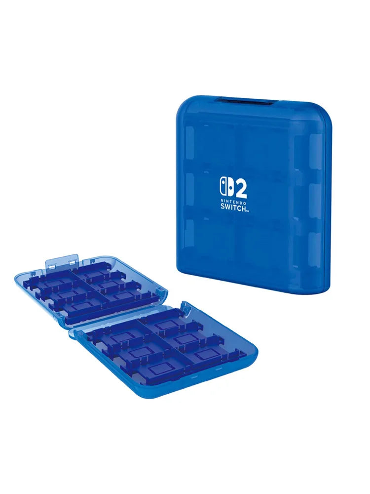 Nintendo Switch 2 Card Case - Clear Blue - Holds 24 Game Cards