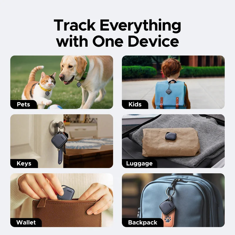 2-Pack UGREEN Bluetooth Tracker Tags - Long Battery Life & Easy Integration