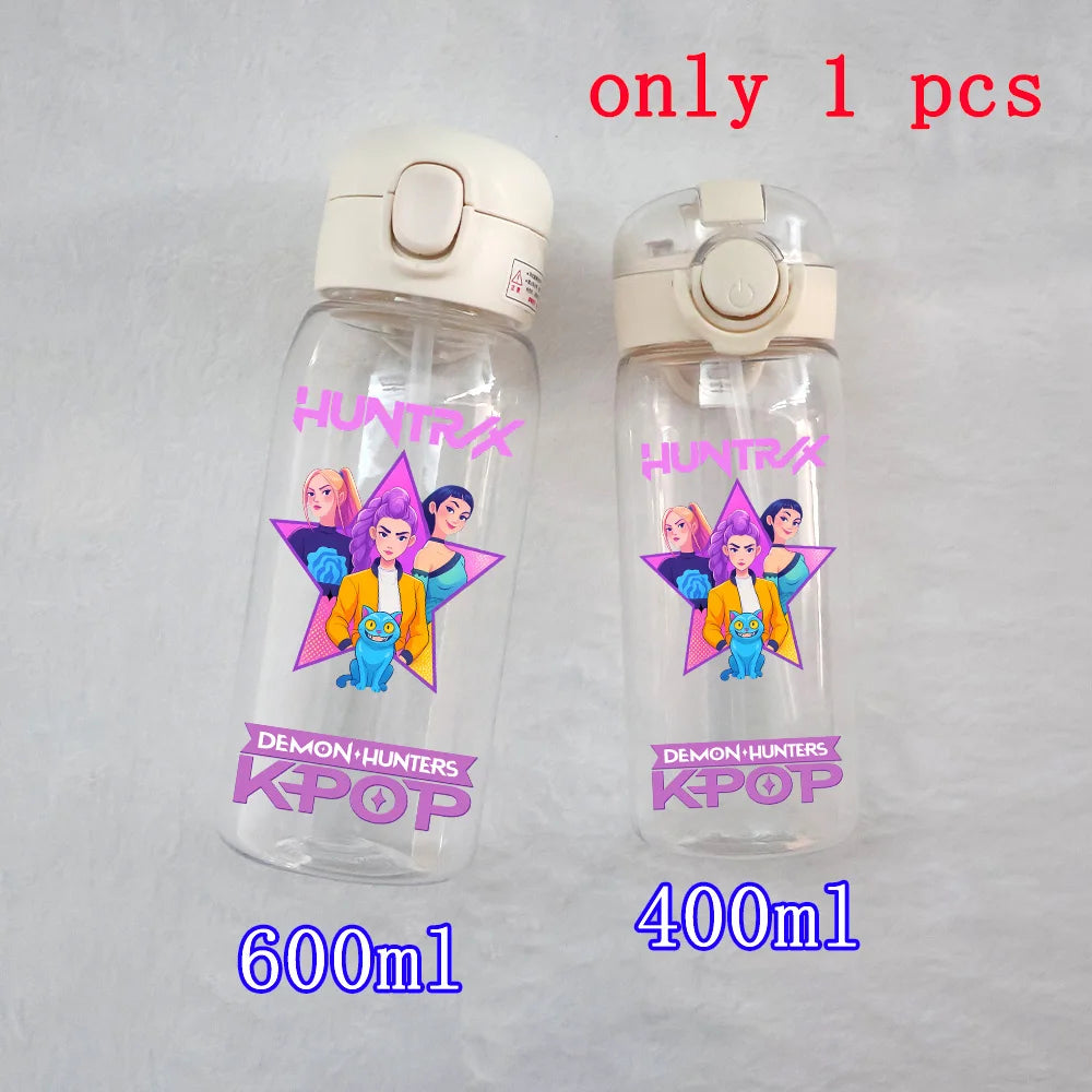 K-Pop Large Capacity Water Bottle - 400ML to 600ML for Fans