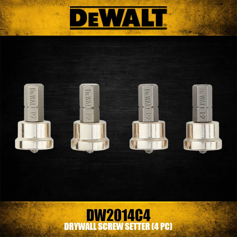 DEWALT Drywall Screw Setter - 4-Piece Durable Tool Set