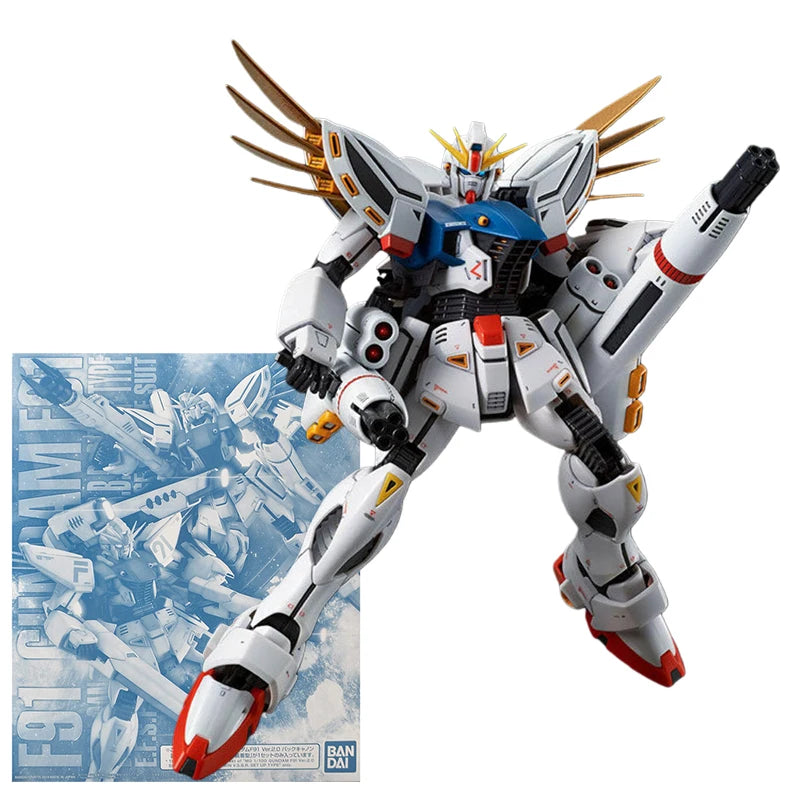 Bandai MG F91 Ver.2.0 Gundam Action Figure - Back Cannon Type