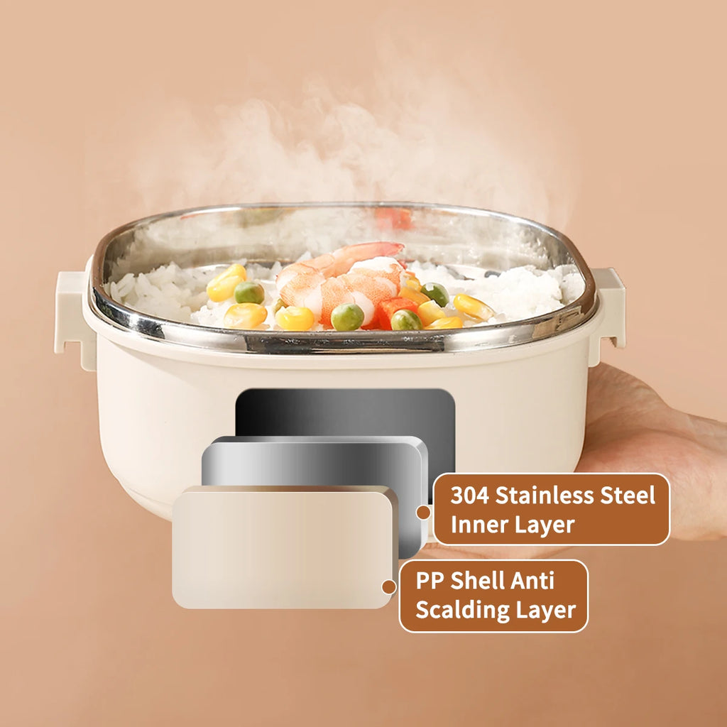 Insulated Bento Lunch Box - Microwave Safe & Leakproof