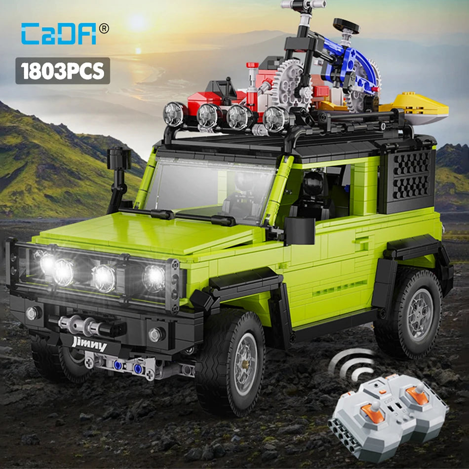 Cada Remote Control Off-Road Building Block SUV Car for Kids