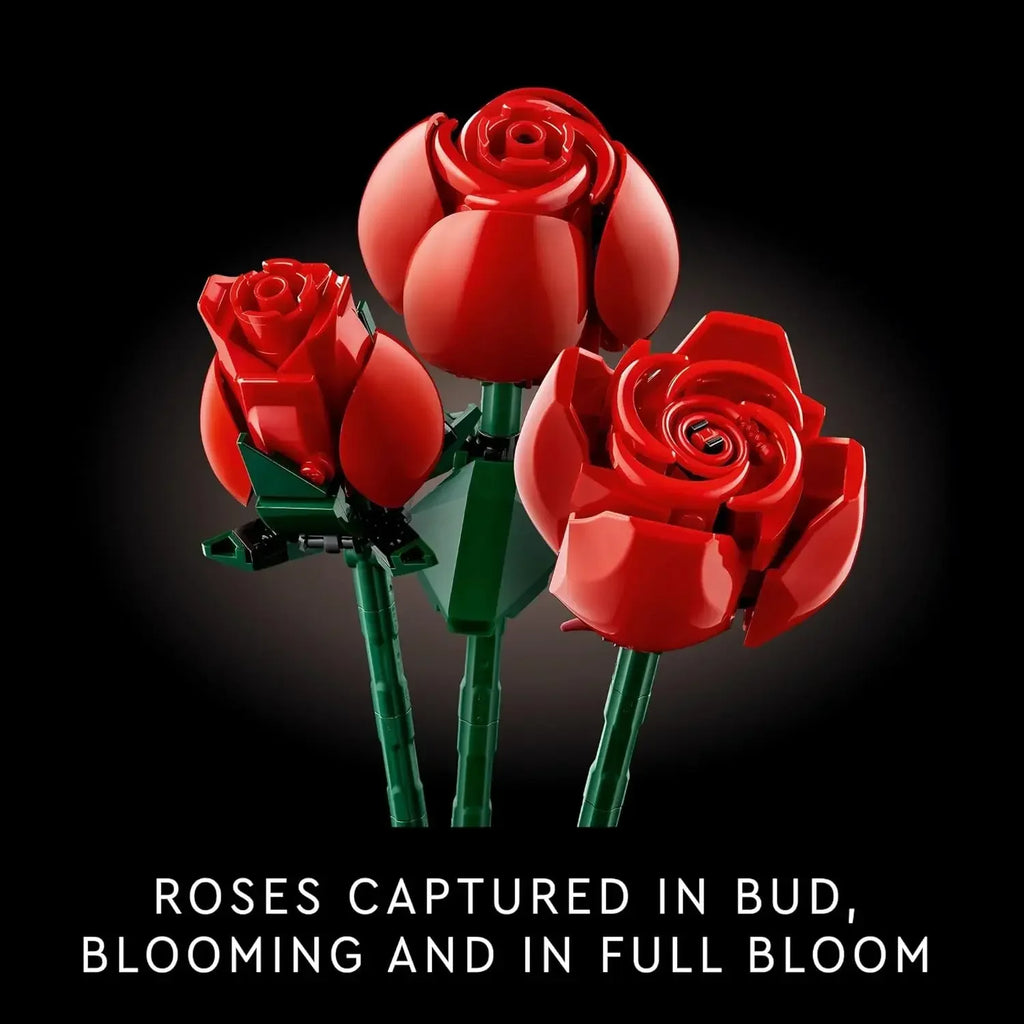 Artificial Rose Bouquet Building Blocks - Perfect DIY Home Decor Gift