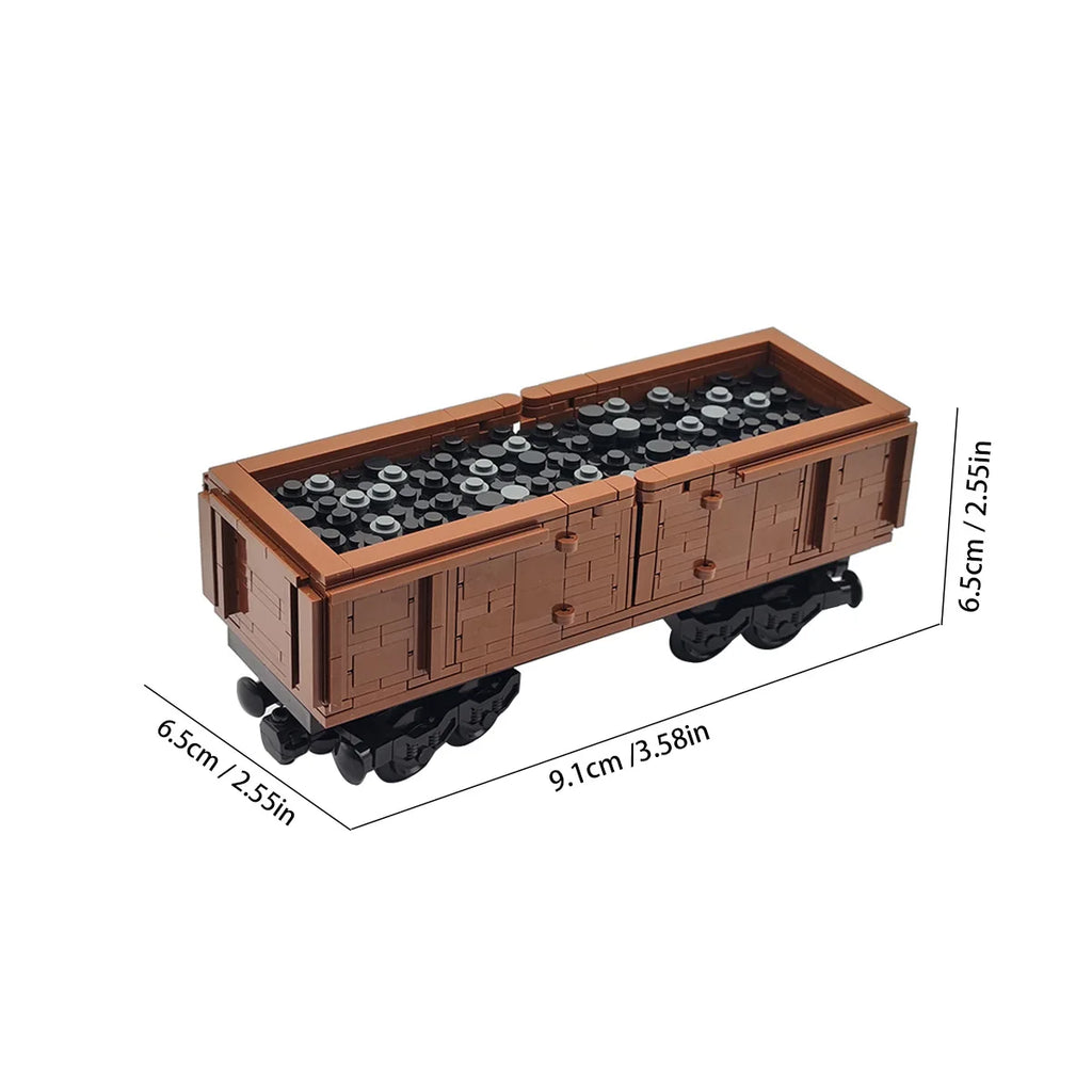 XQ MOC Train Carriage Building Blocks - Eco-Friendly Play Set