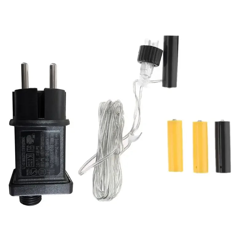 EU Plug Power Adapter - AA/AAA Battery Eliminator for LED Lights