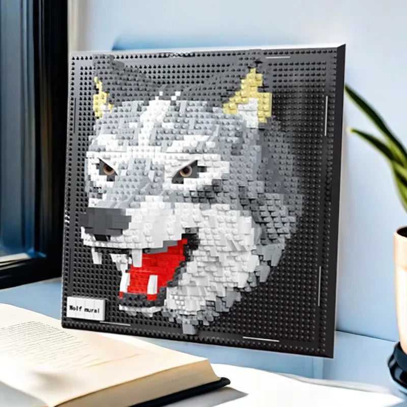 DIY 3D Micro Animal Building Kit - Creative Art with Sharks & Eagles