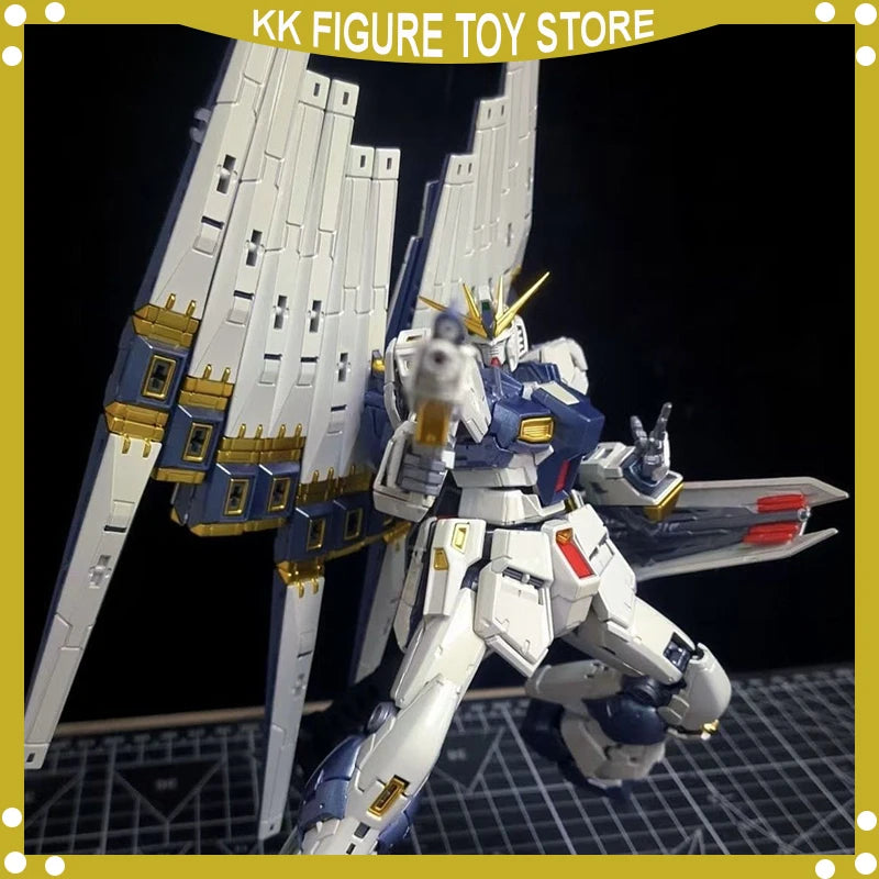 GAOGAO RG 1/144 V Nu Model Kit - Stunning Titanium Finish & Action Features