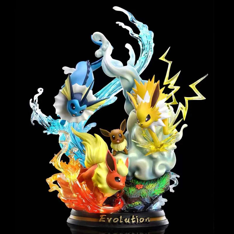 Eevee & Friends LED PVC Anime Figurines Collection - 21-32cm